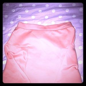 Orange (peach) short skirt